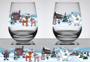 Rudolph 15oz Stemless Glass Pre-Order